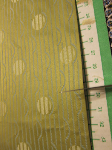 cut the fabric