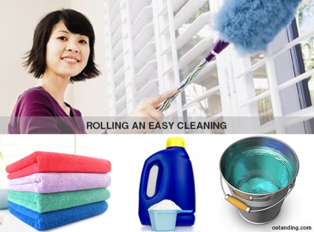 rolling an easy cleaning